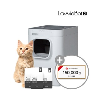 [렌탈] 고양이 자동화장실 라비봇2 프리미엄 HGO20101W0 3년 59900